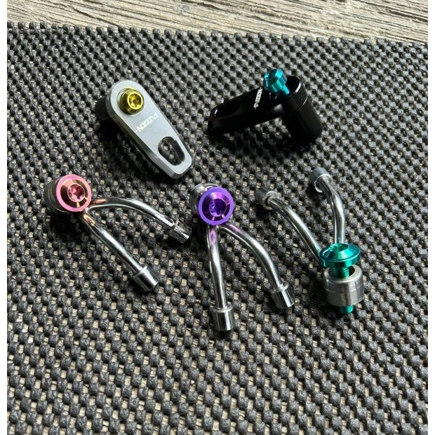 Gantungan barang universal & baut stainless / titanium Vario beat scoopy mio gantung barang motor cr