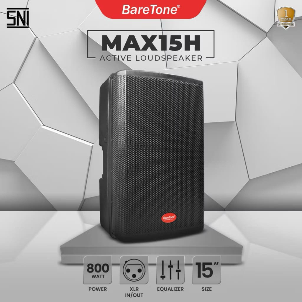 Speaker Aktif Baretone Max15h Original Speaker aktif 15inch