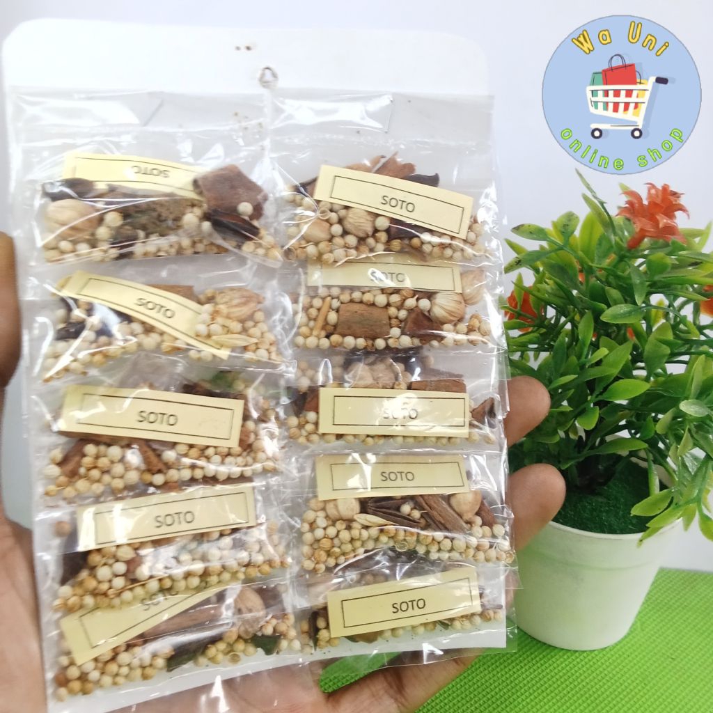 

Bumbu SOTO renceng isi 10 bungkus - bumbu dapur - rempah - herbal - penyedap