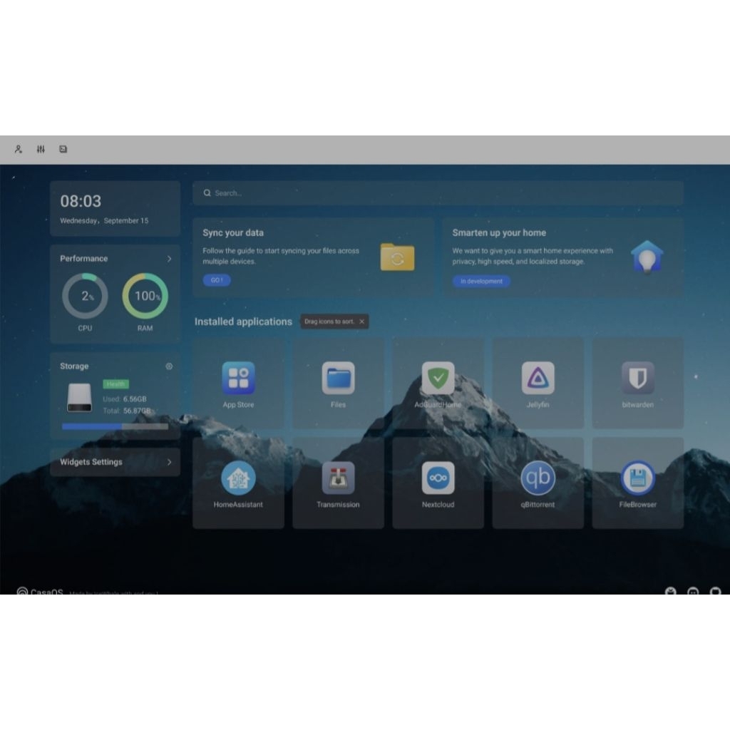 STB CasaOS NAS Server B860H