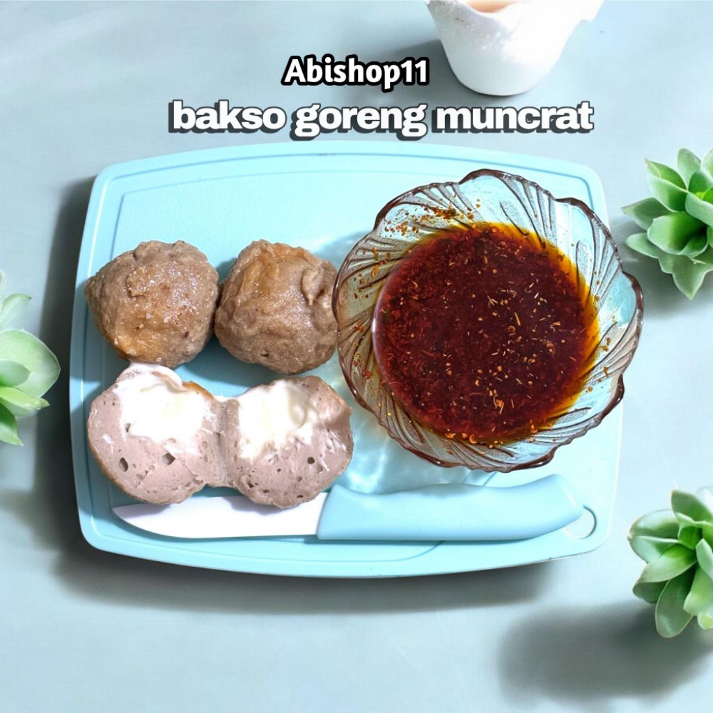 

BAKSO GORENG KEJU MUNCRAT CHILI OIL baso daging keju crot food froozen seafood