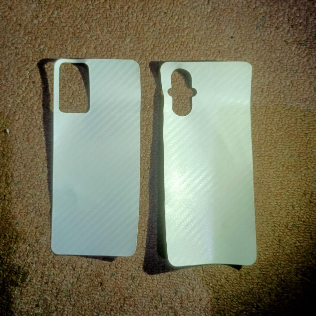 Skin Carbon Oppo Reno 7z 8z 5G Reno 3 Pro 4G F1s Reno 6 4G Antigores belakang Karbon Pelindung backd