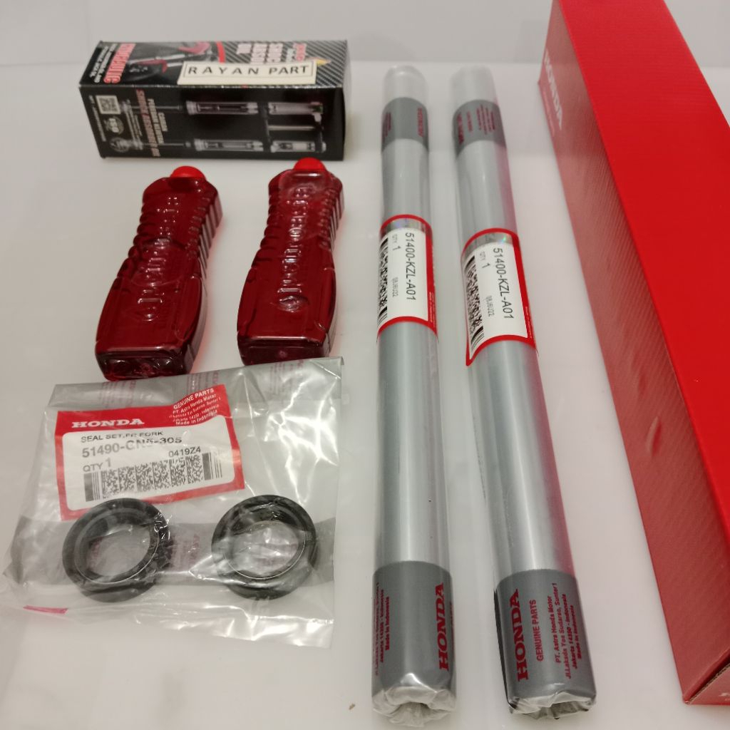 As shock depan Honda Vario 125 fi old Vario 125 led sok+sil+oli KZR