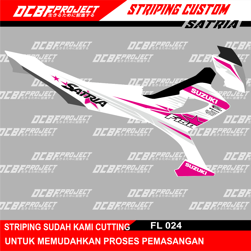 STRIPING CUSTOM SUZUKI SATRIA FU FACELIFT