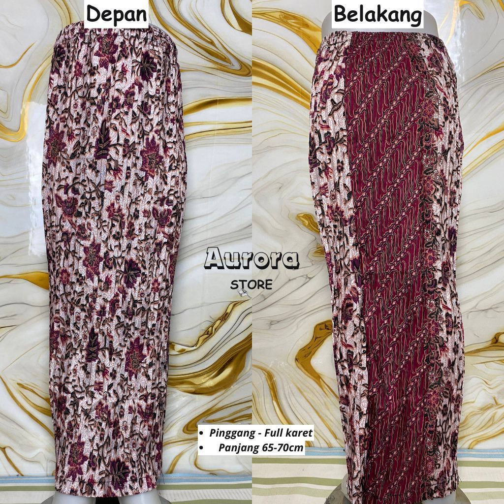 ROK PLISKET BATIK ANAK / BAWAHAN KEBAYA ANAK /  ROK KEBAYA ANAK BERBAGAI MOTIF / ROK PLISKET ANAK