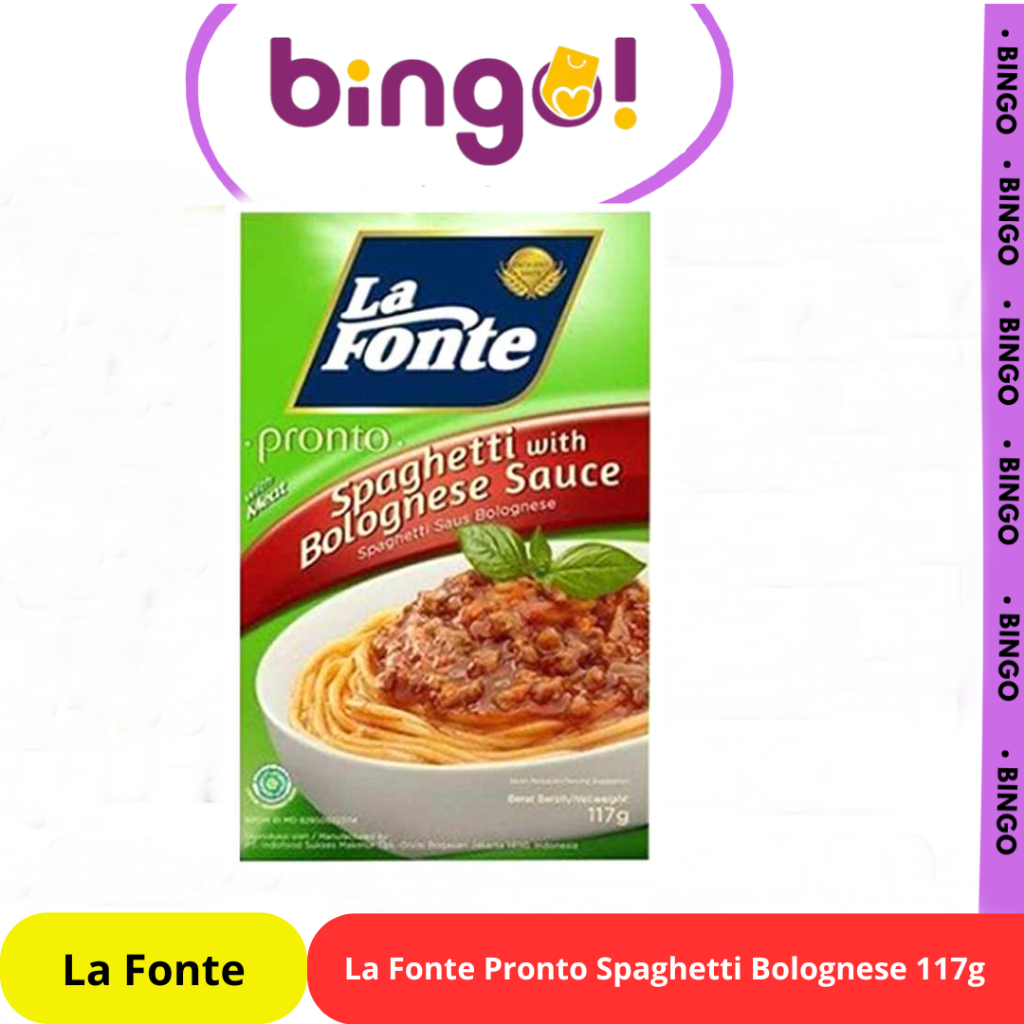 

La Fonte Pronto Spaghetti Bolognese 117g / Chicken Bolognese 117g / Macaroni Bolognese 117g
