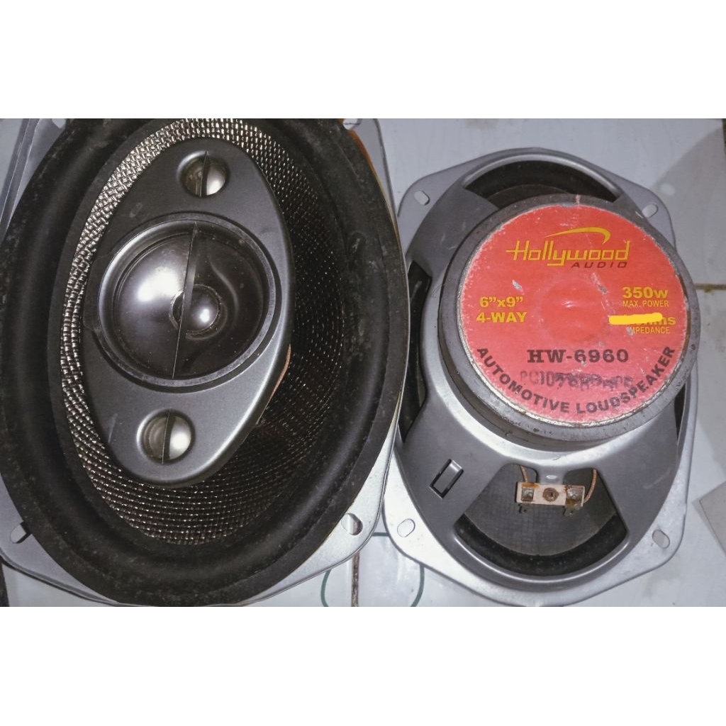 spiker mobil oval 6x9" stok lama masih normal