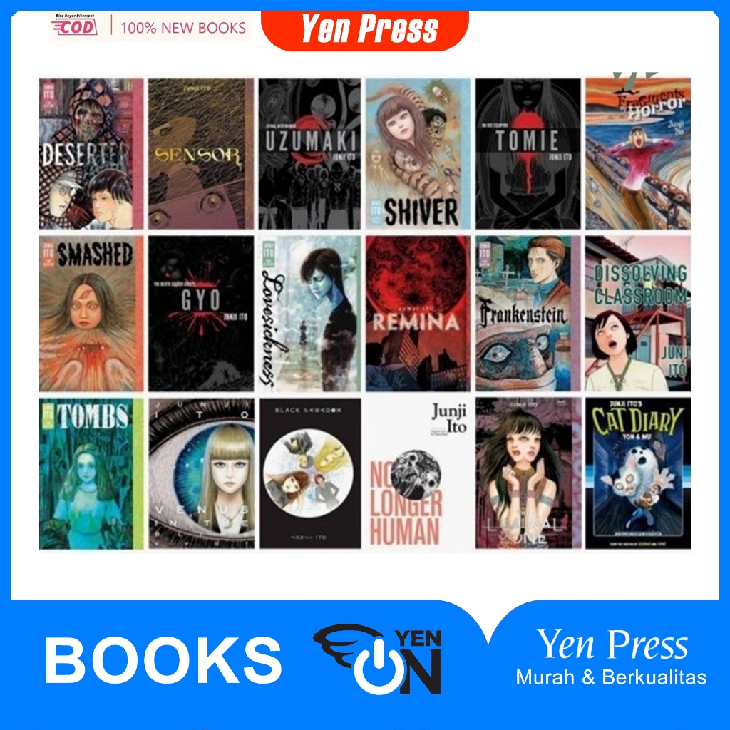 junji ito manga (English)