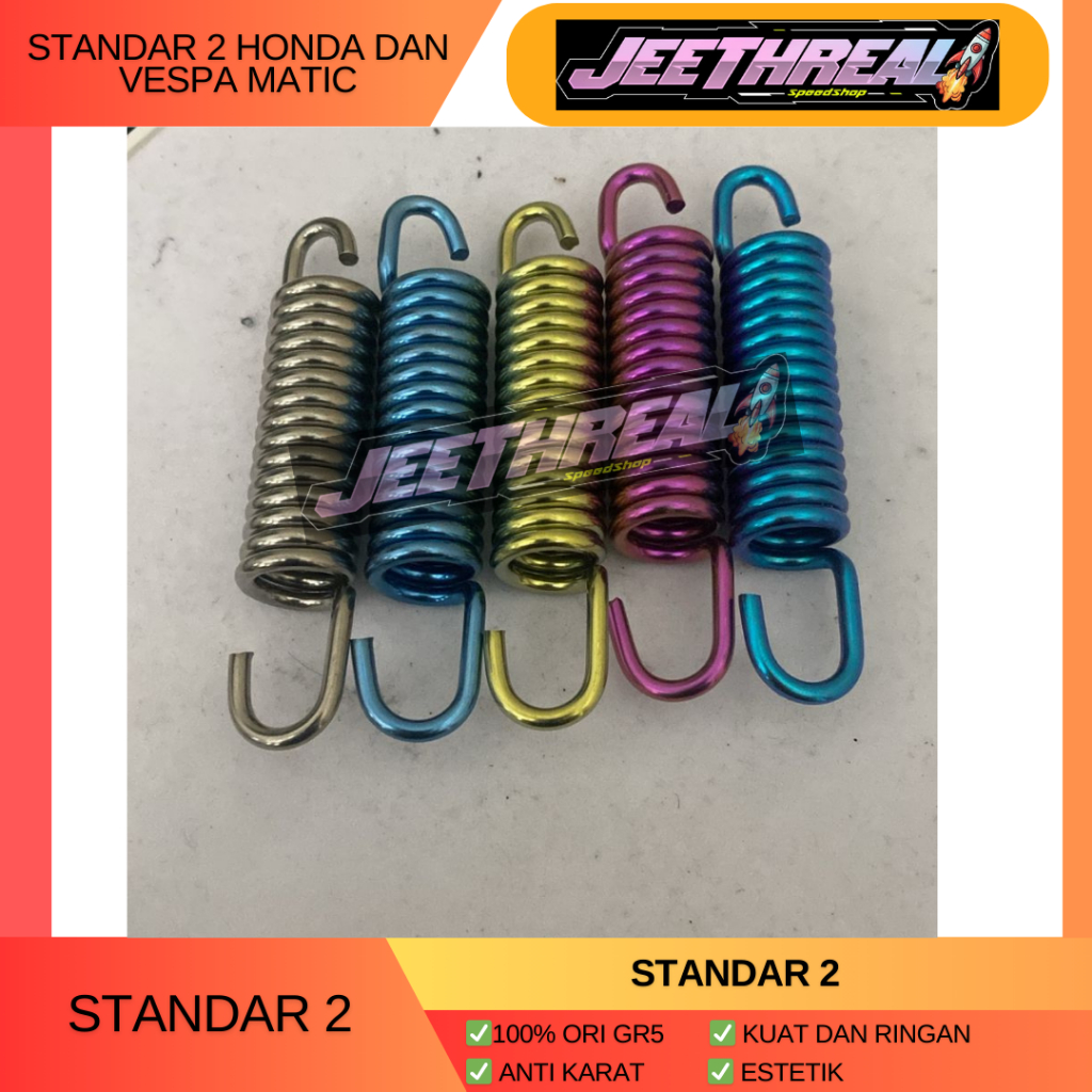 Per Titanium Standar 2 Honda Dan Vespa Matic