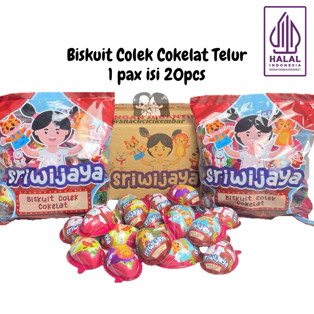 

SARIPATI BISKUIT COKELAT TELUR 200gr ISI 20pcs