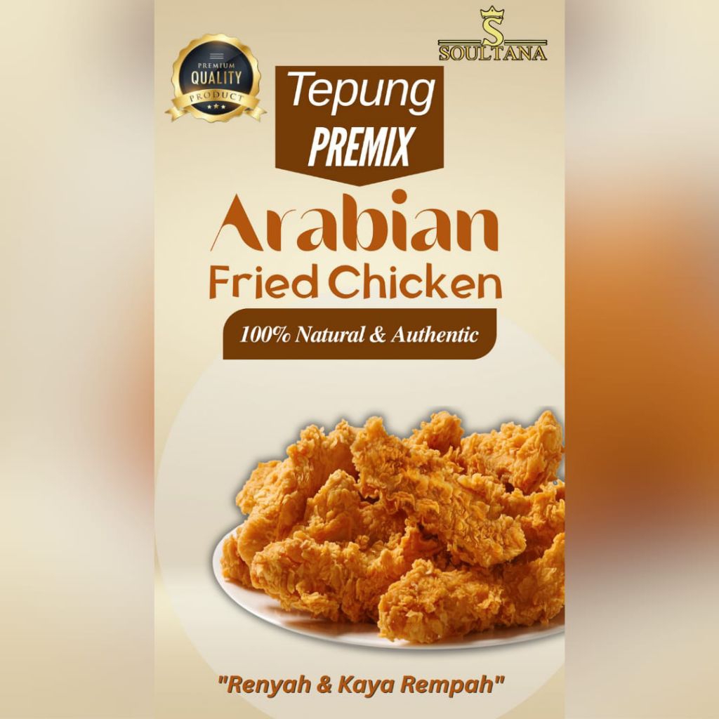 

Tepung Premix Arabian Fried Chicken
