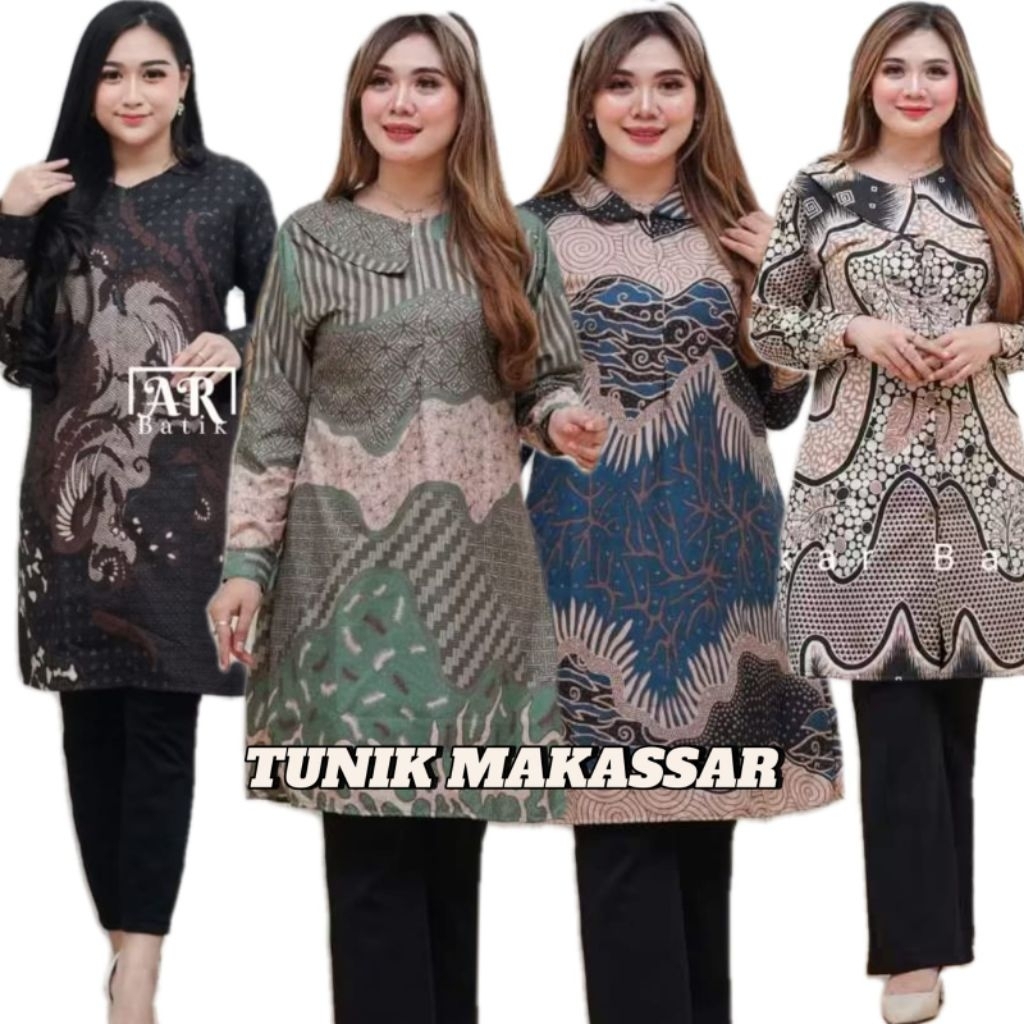 TUNIK WANITA KEKINIAN MAKASSAR HALUS LEMBUT NYAMAN