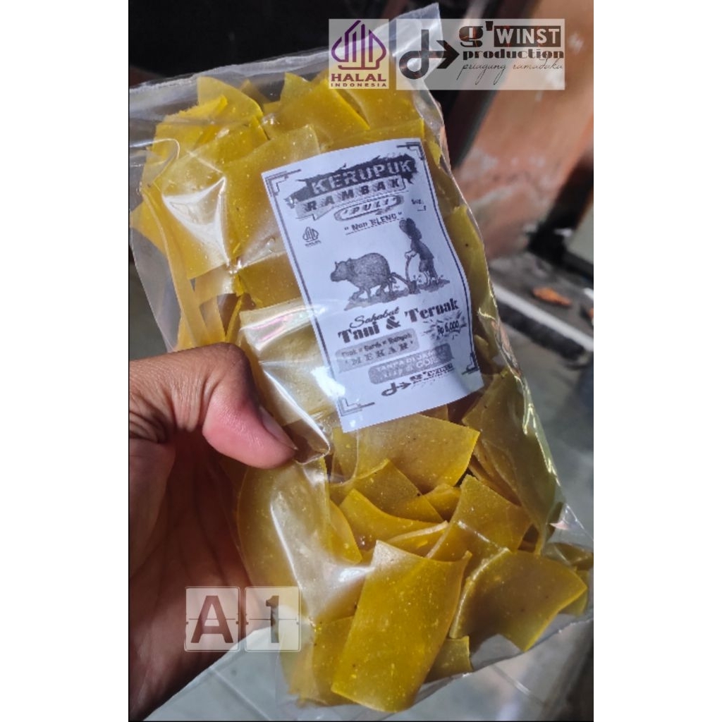 

Krupuk rambak tapioka