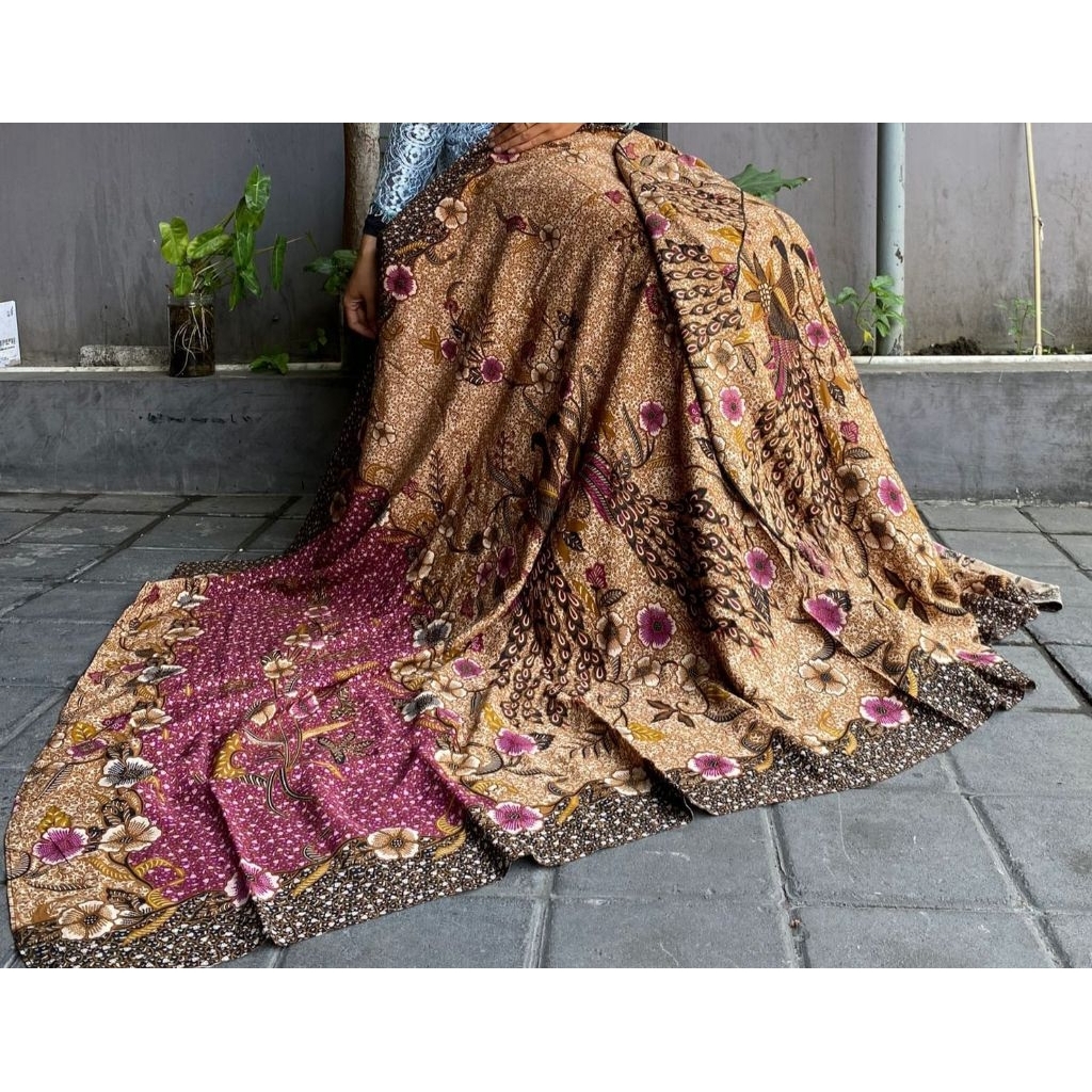 Kamen lembaran Sutra Paris set selendang murah Kamen wanita setelan kebaya Kamen Bali selendang