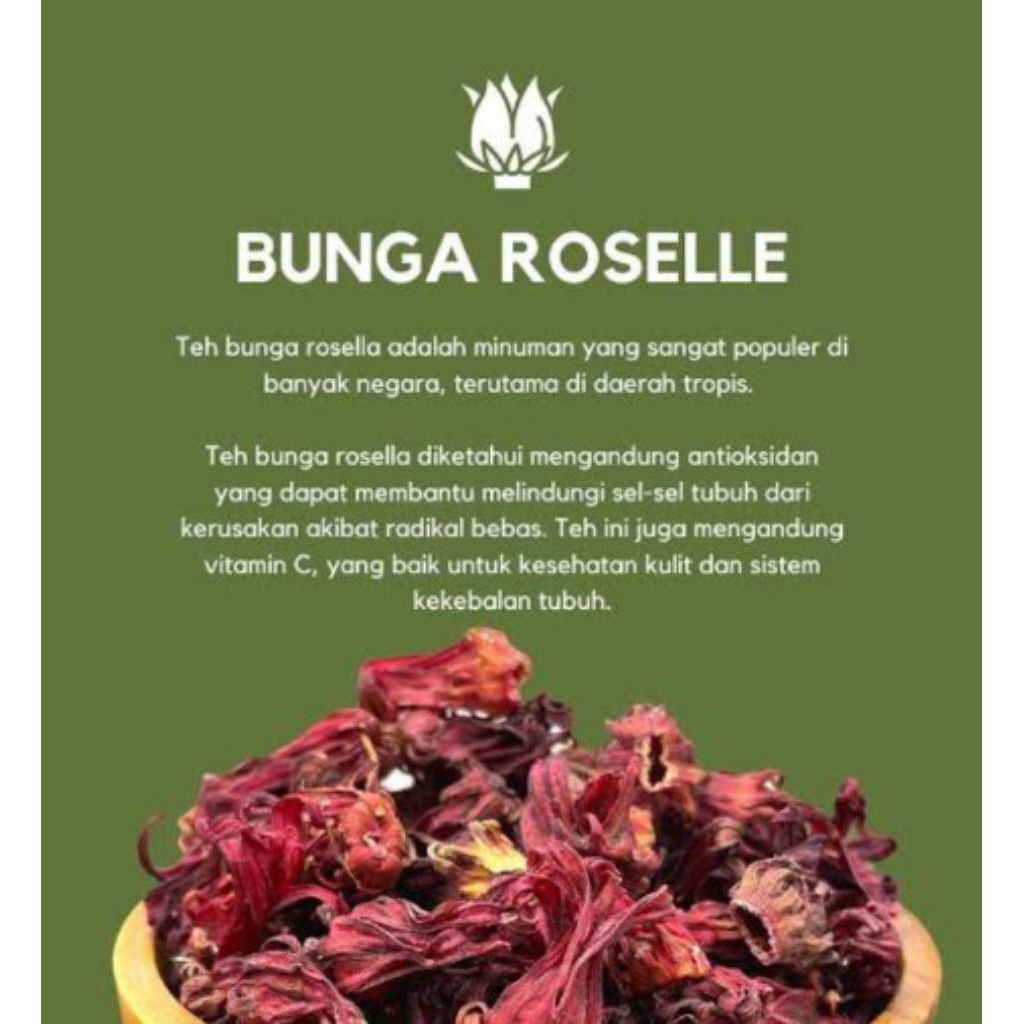 

Teh Bunga Rosella Premium 500gr