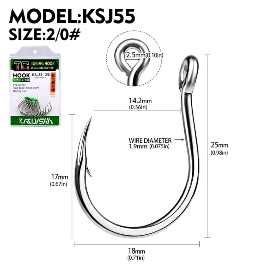 MATA KAIL JIGGING HOOK KATYUSHA