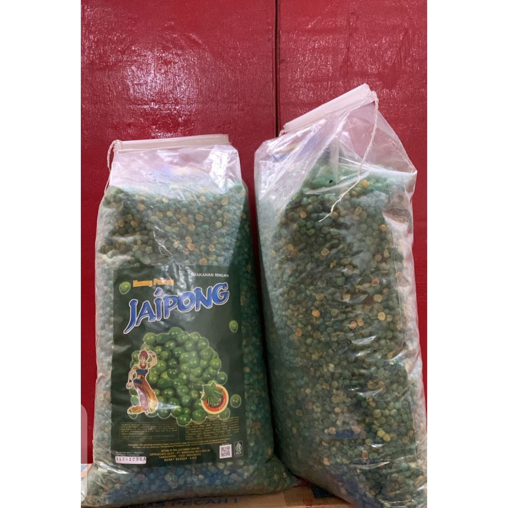 

1 ball 4 kg kacang polong asin gurih Snack kiloan murah