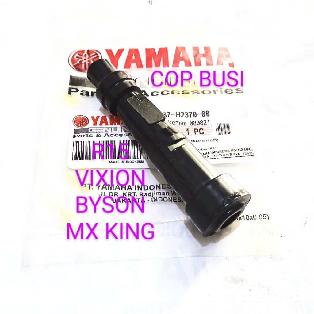 tutup busi cop busi cangklong busi yamaha VIXION R15 BYSON MX KING