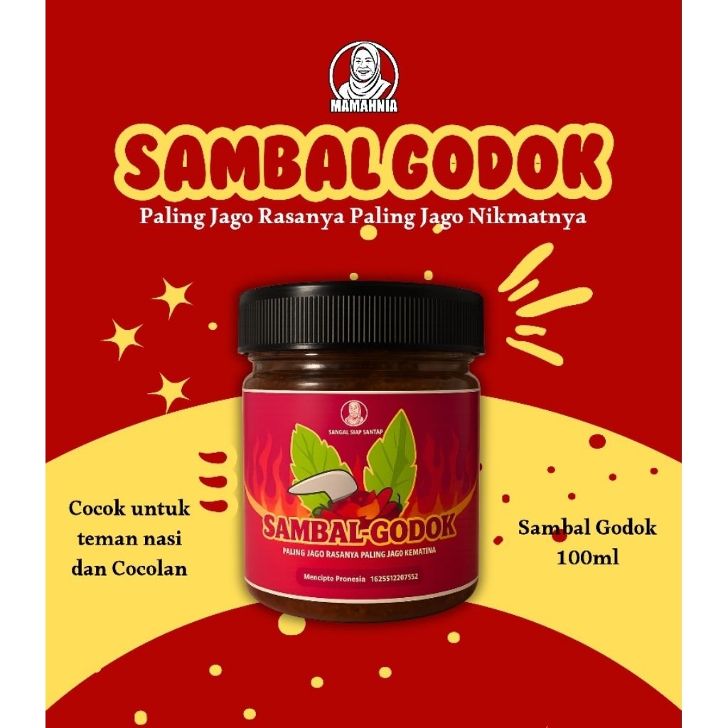 

Sambal Godok Mamah Nia - Sambal Pedas Siap Saji - Sambal Goreng Tomat Dengan Rasa Segar - 100 ml