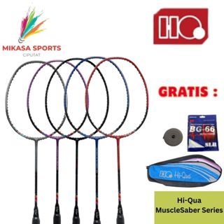 Raket Badminton Bulutangkis Hi-Qua Muscle Saber 55 66 77 88 99 Original