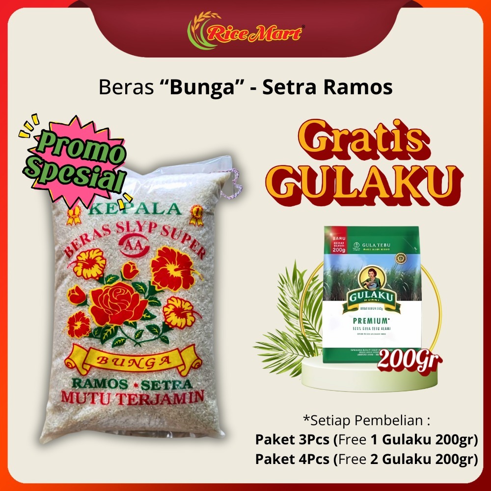 

Beras Cap Bunga Slyp Super 5 Kg