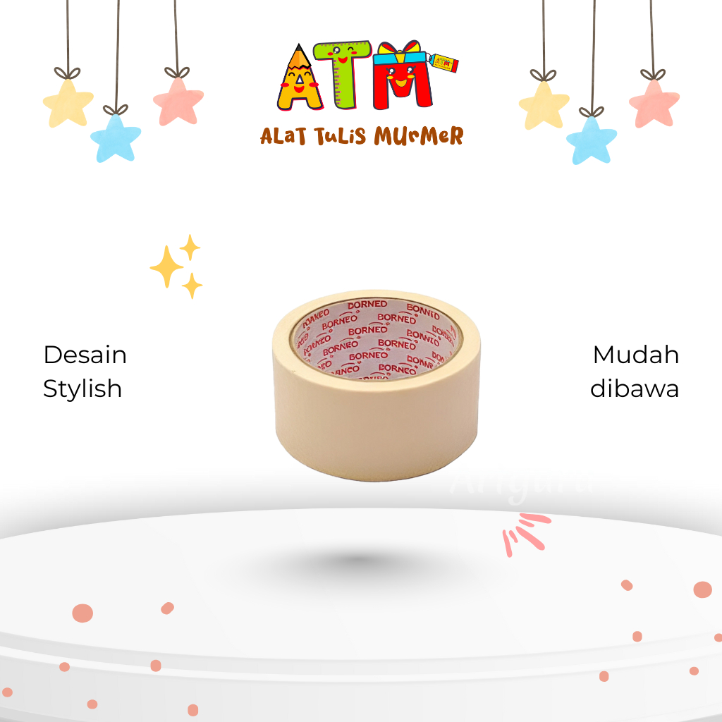 

Lakban/Double Tape/Perekat/Masking Tape Premium 48MM X 20Y