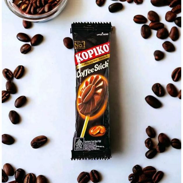 Perko_Lumintu Permen Kopiko Coffee Stick Box Isi 20 Pcs X 7G - Permen Kopiko Lolipop - Permen