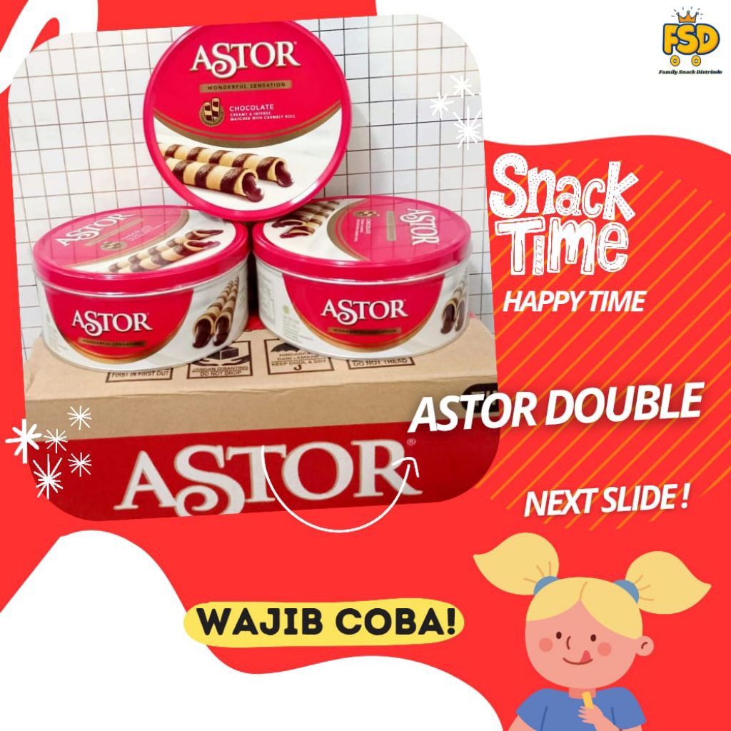

CUCI GUDANG!!!!astor Double Chocolate@156gr
