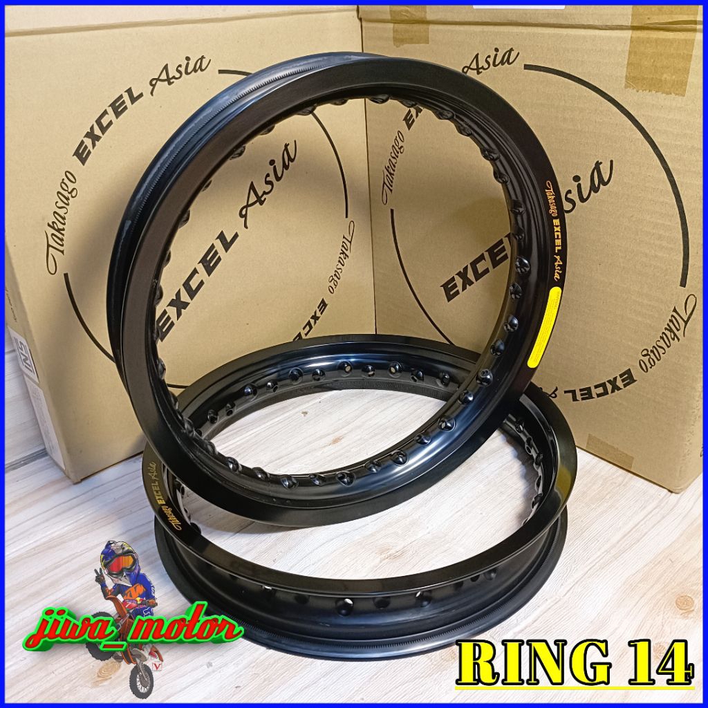 velg ring 14 takasago Excel asia ukuran 185 215 original Malaysia