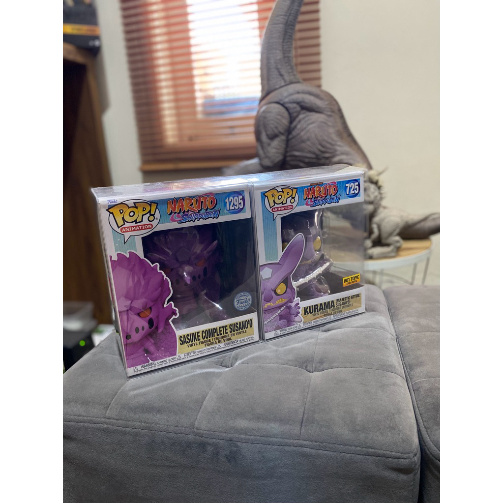 Funko Pop Naruto Bundle (Sasuke susanoo, Kurama Majestic)