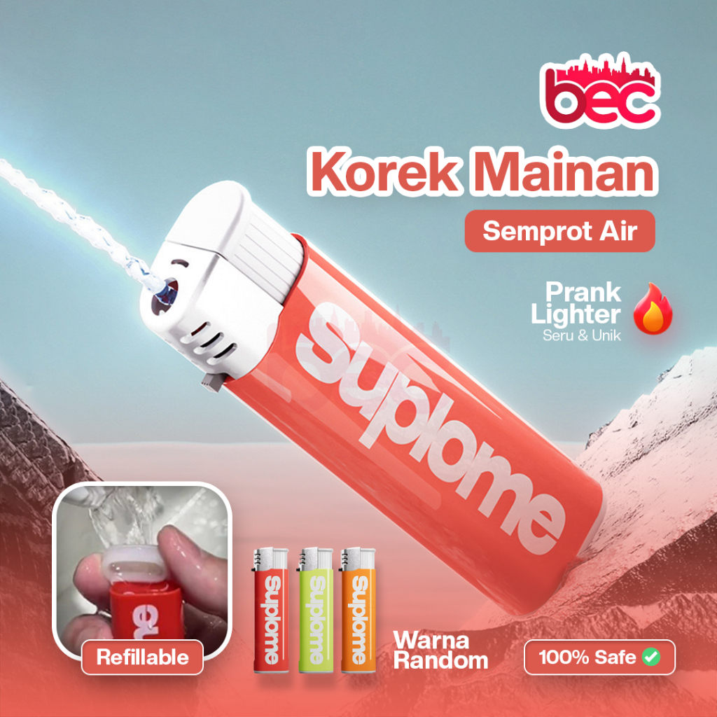 [BEC] Korek Air Mainan Prank / Lighter Air Mainan Prank / Water Toys Prank / Korek Api Air Prank Wat