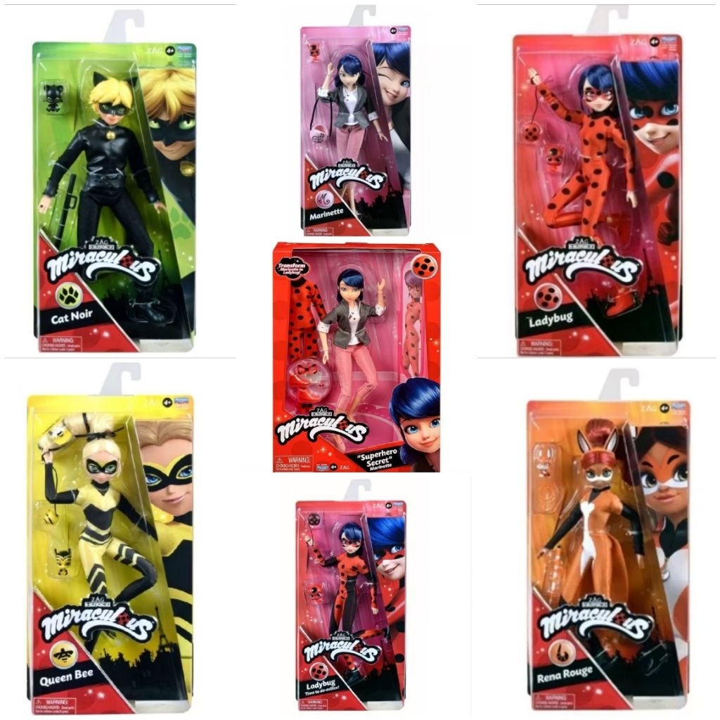 Miraculous Ladybug Queen Bee Rena Rouge Cat Noir  Marinette Mainan Boneka Fashion Doll Barbie MTM Ma