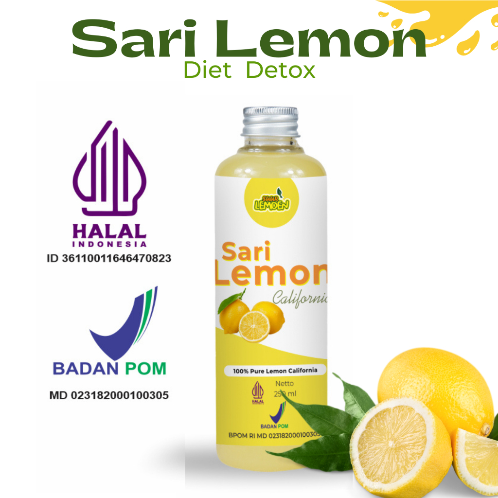 

Sari Lemon 250ML Original Air Lemon Murni untuk diet