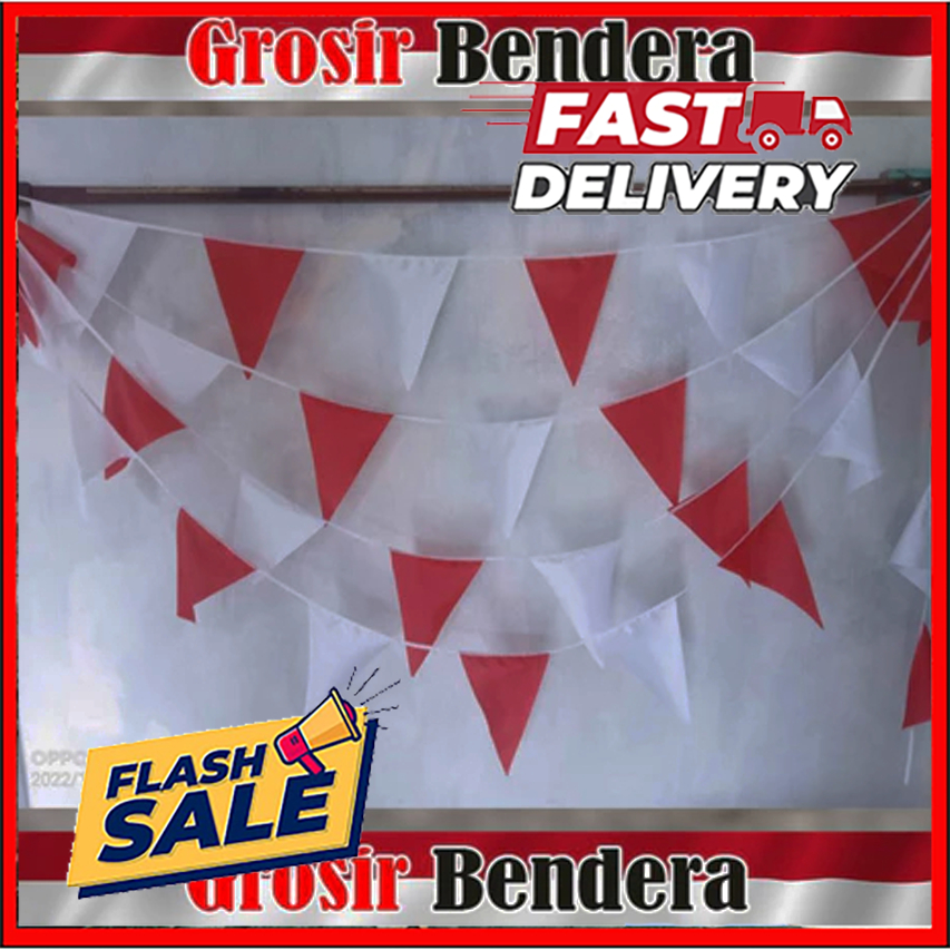 BENDERA SEGITIGA WARNA WARNI / BENDERA SEGITIGA WARNA WARNI