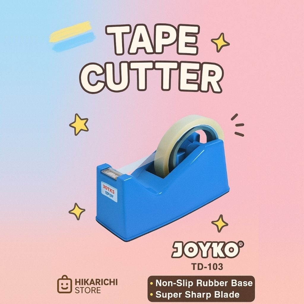 

JOYKO Tape Cutter / Tape Dispenser Pemotong Pita Perekat TD-103