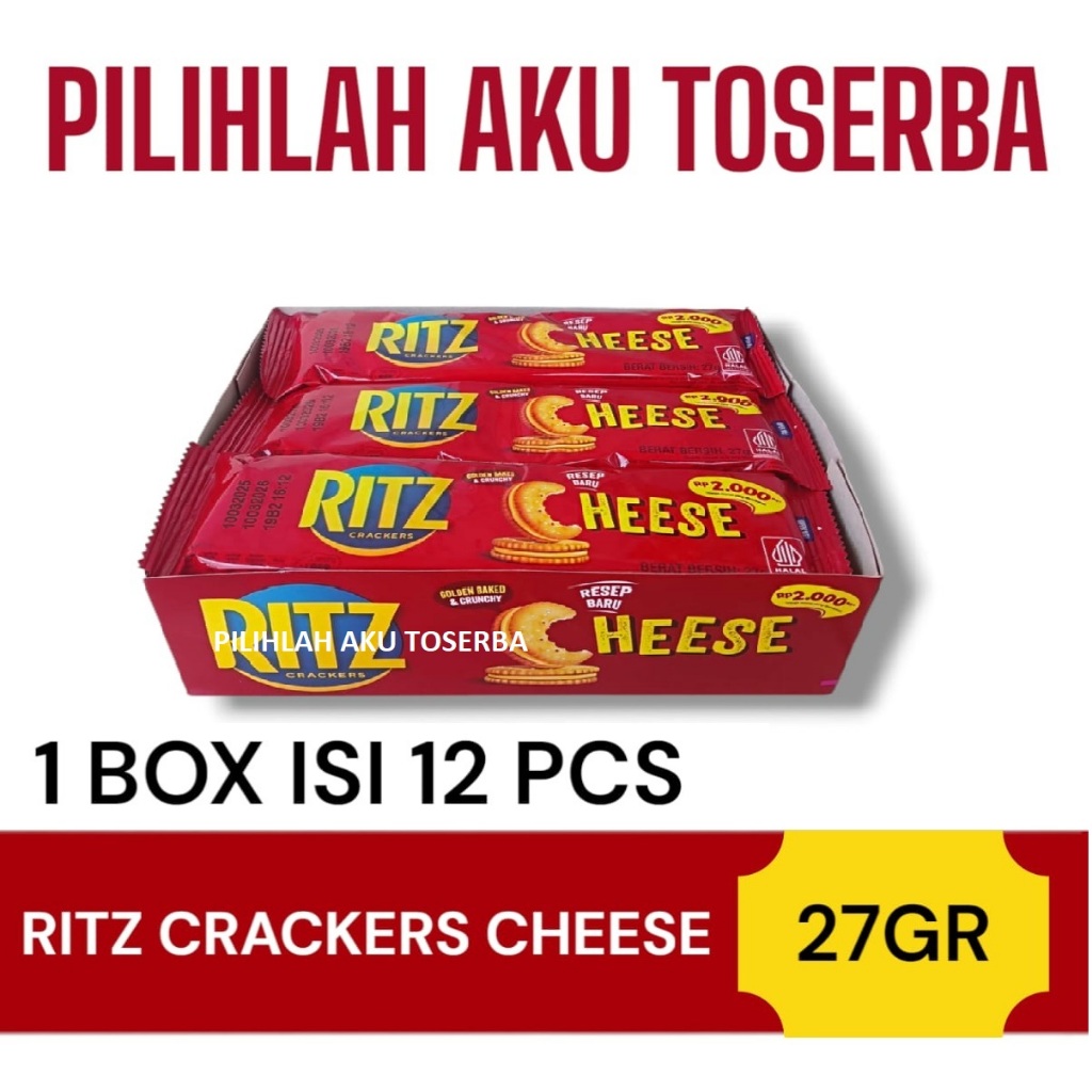 

Ritz Cheese Crackers 27 gr - ( HARGA 1 PACK )