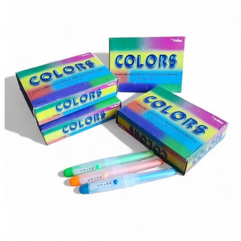 

(12pcs/1 lusin) Bolpen/Bolpoint/Ballpen/Pulpen/Gel Pen warna (colors)