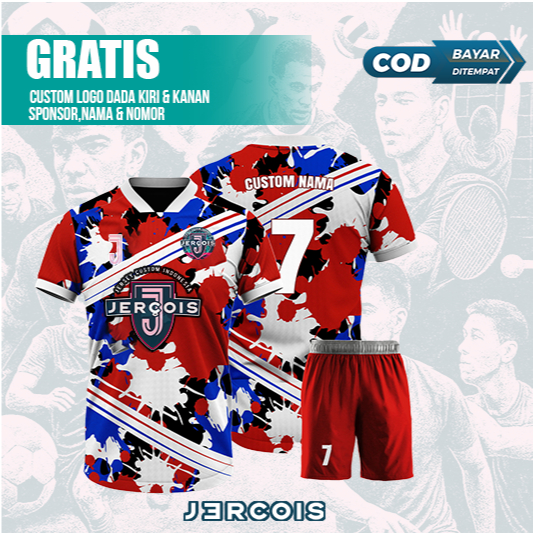 JERCOIS | CUSTOM JERSEY BOLA | CUSTOM JERSEY FUTSAL | CUSTOM JERSEY BADMINTON | CUSTOM JERSEY SATUAN