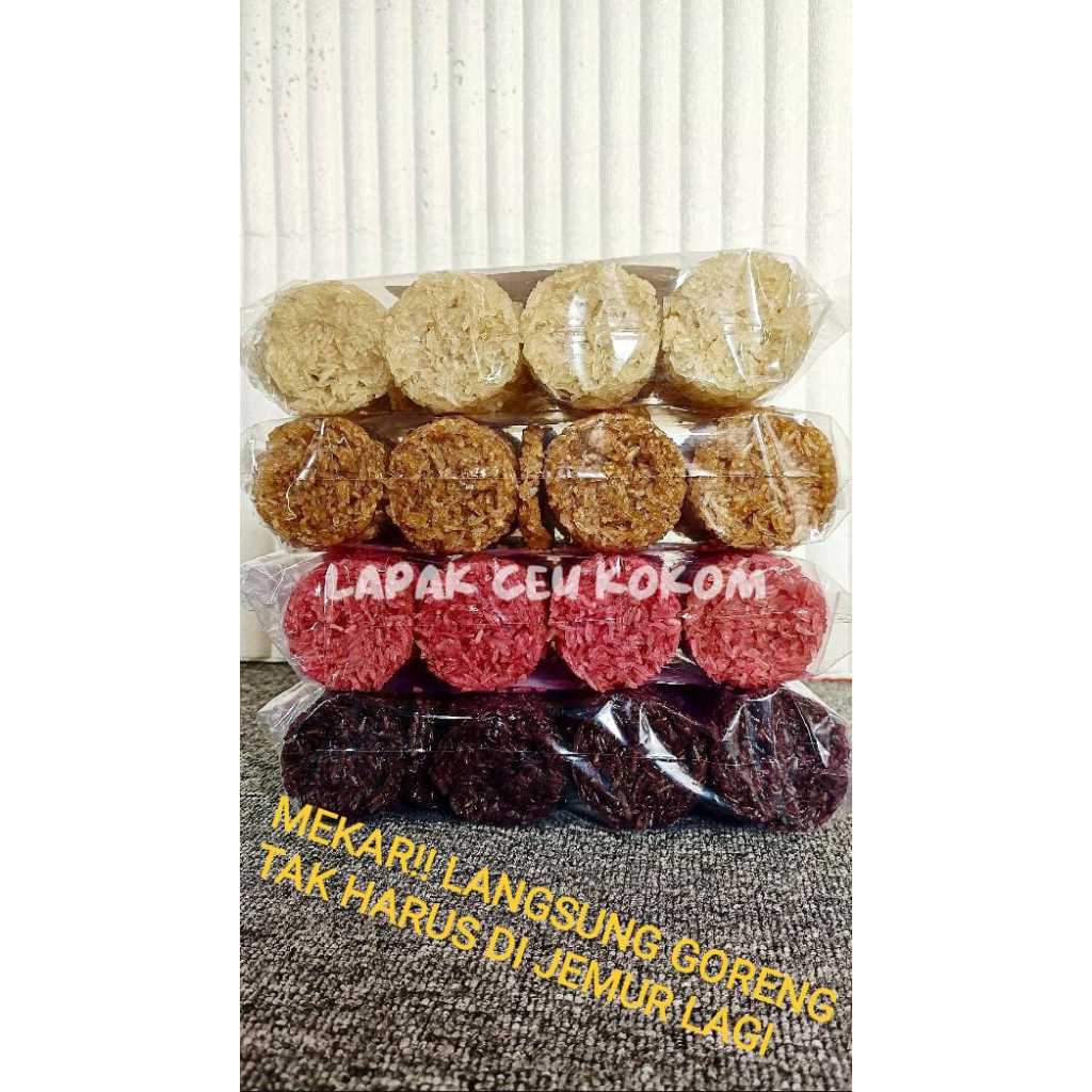 

Rangginang mini khas jabar"MEKAR LANGSUNG GORENG" varian isi 30 dan 50,