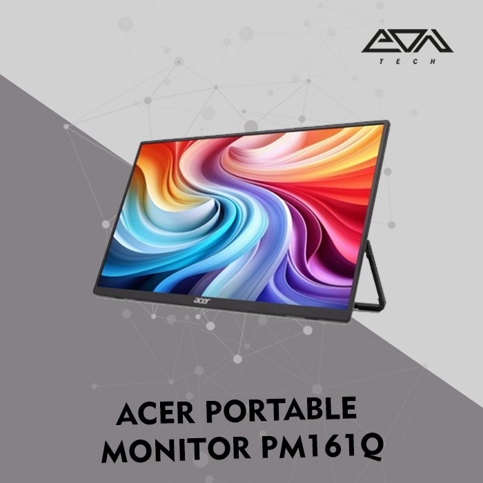 ACER PORTABLE MONITOR PM161Q (15'6"/FHD/IPS/60Hz/Mini HDMI/2xType-C/Speaker)