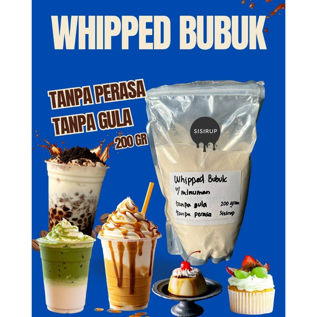 

Santos Whipped Cream Bubuk 200 GR / WP 38D / Whipped Cream / Whipped Cream Powder