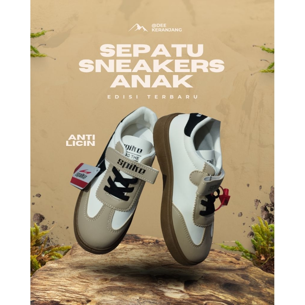 Spike Sepatu Casual Fashion Anak Cowok