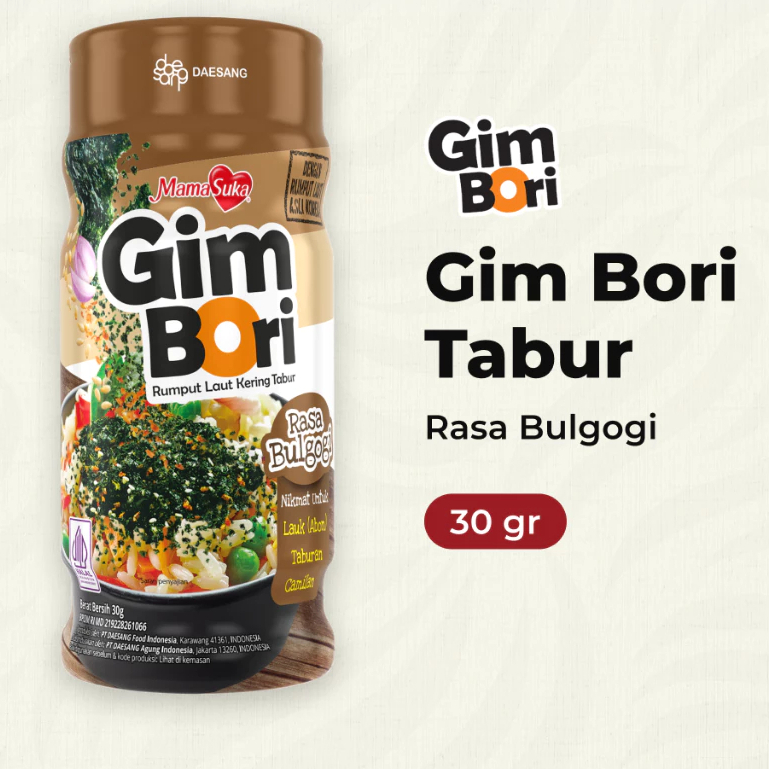 

MamaSuka - Gim Bori Nori Tabur Bulgogi 30 gr / Nori Tabur