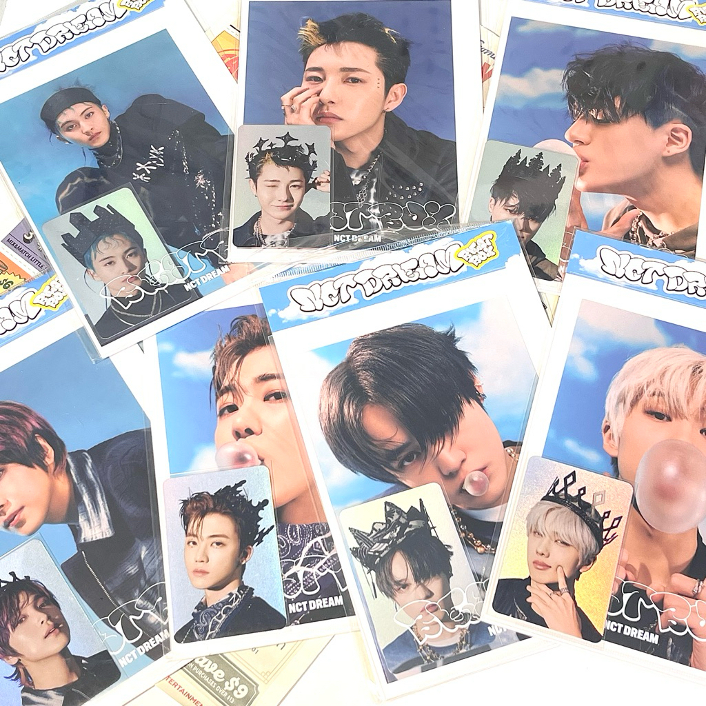 NCT DREAM BEATBOX POSTCARD HOLOGRAM PHOTOCARD PC HOLO FULLSET MARK RENJUN JENO HAECHAN JAEMIN CHENLE