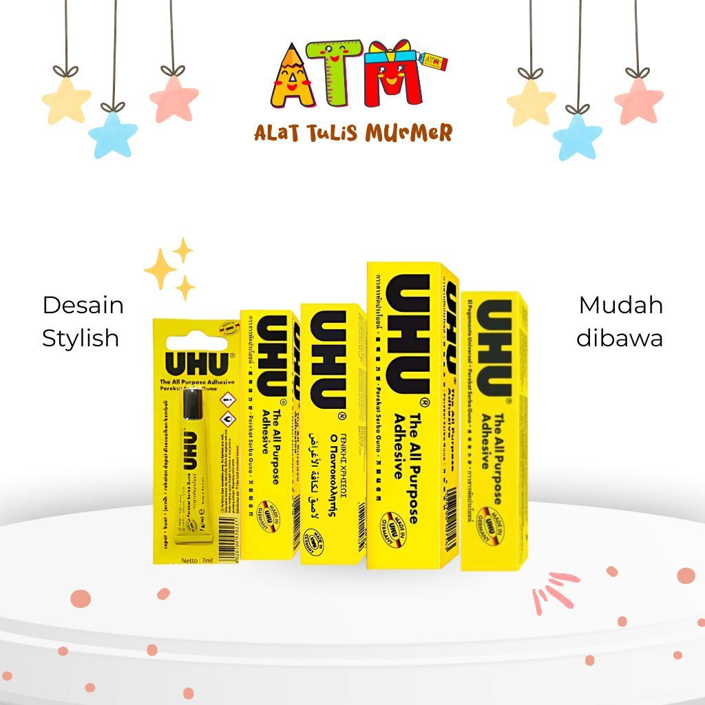 

Lem UHU/All Purpose Glue/UHU All Purpose 7ml, 20ml, 35ml, 60ml,125ml