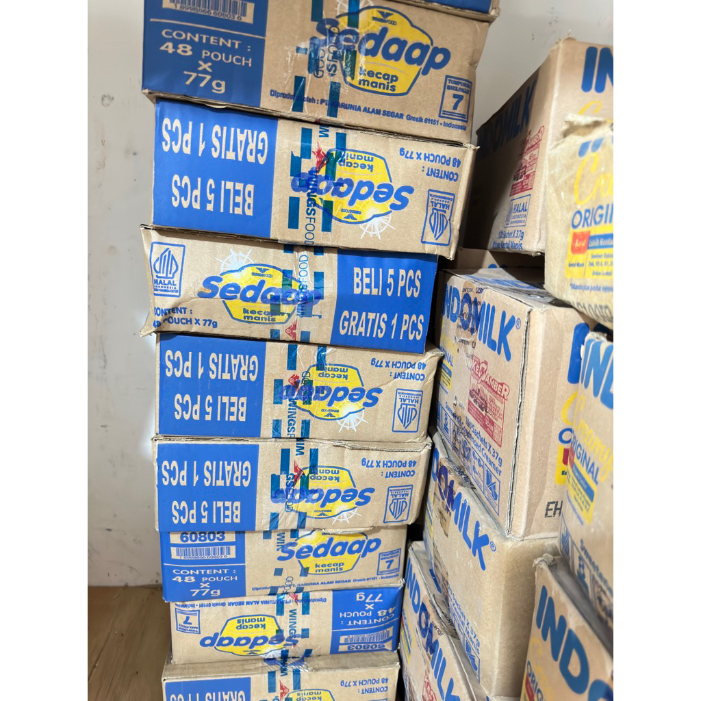 

1 dus Kecap manis SEDAAP 77gr isi 48pcs