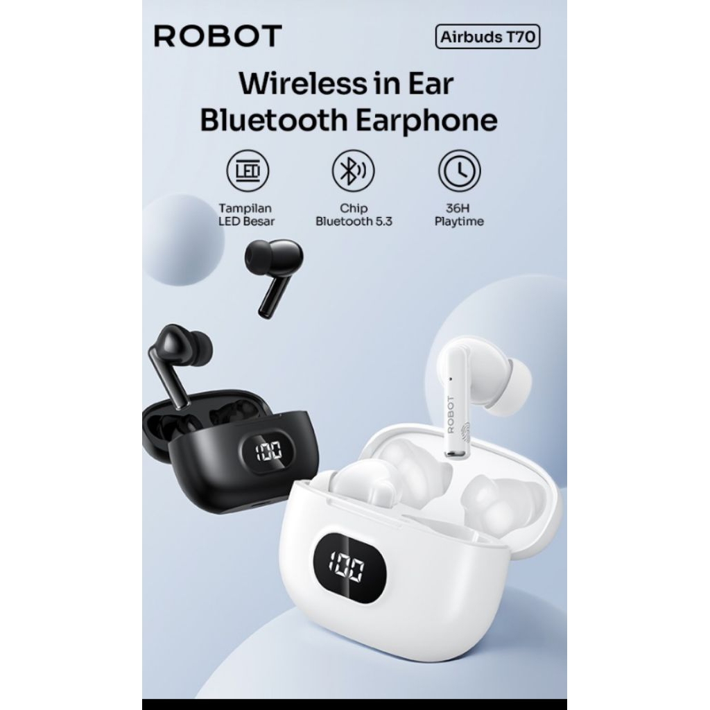 TWS Airbuds T70 ROBOT