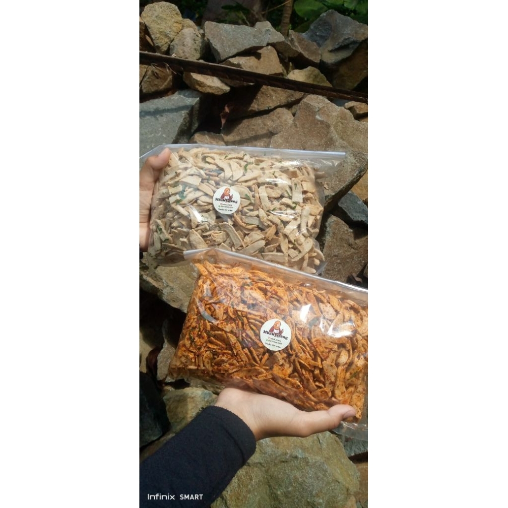 

basreng kering pedas dan original daun jeruk 500gr