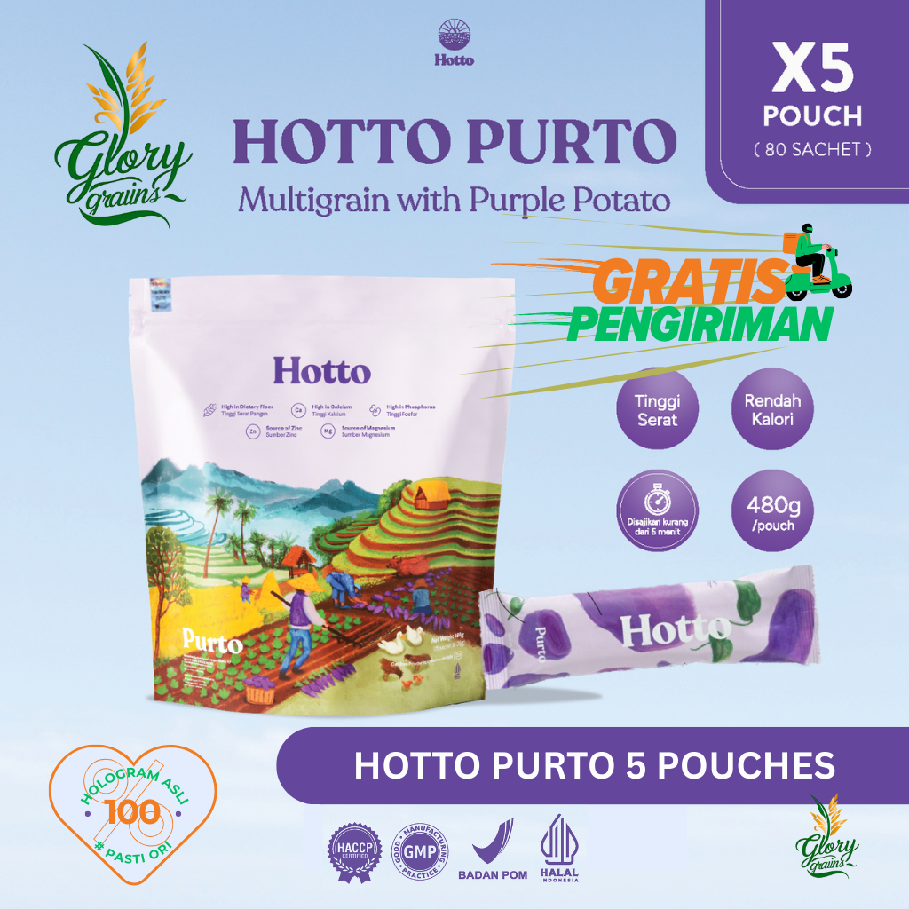 

HOTTO PURTO 5 POUCH ( 80 SACHETS )