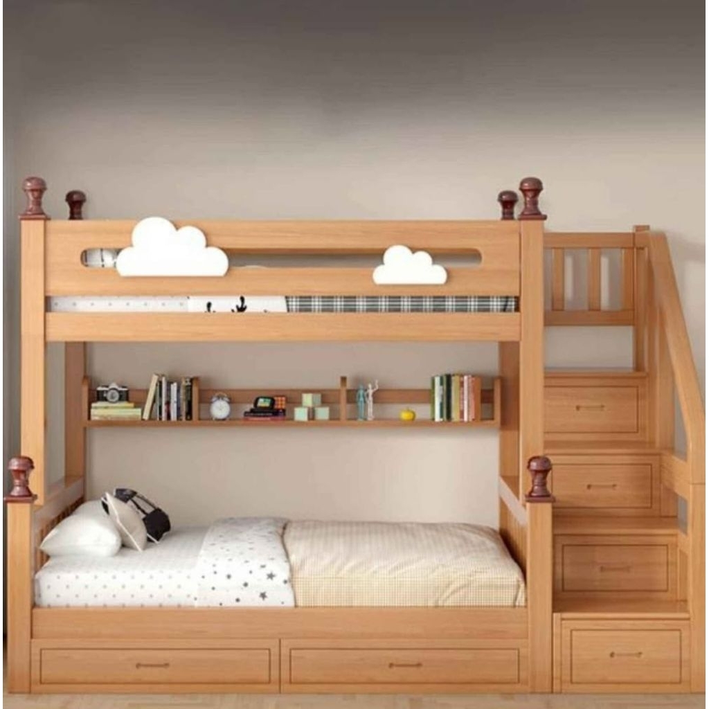 PO divan tingkat ranjang tingkat jati